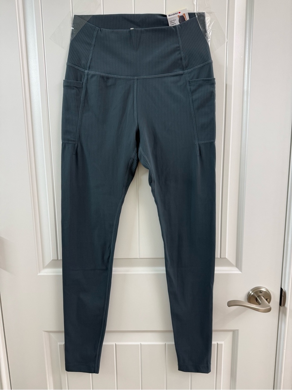 Mondetta Ribbed High-Waist Leggings